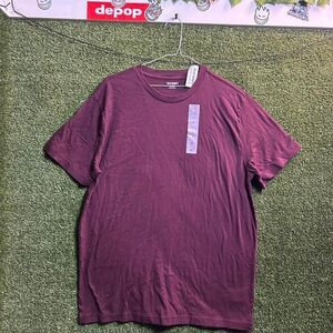 Old-navy Men's Burgundy and Purple T-shirt